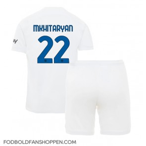 Inter Milan Henrikh Mkhitaryan #22 Udebanetrøje Børn 2023-24 Kortærmet (+ Korte bukser)